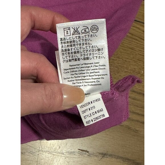 Eddie Bauer Crochet Neck & Sleeve Long Sleeve Women’s Size Medium Cabincore - Picture 9 of 15